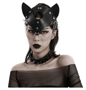 Masque 'Punk Fox' Noir