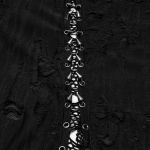 Manteau Asymétrique 'Gothic Decadent' en Maille Noire