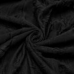 Manteau Asymétrique 'Gothic Decadent' en Maille Noire