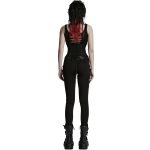 Ceinture Corset Entrelacée 'Magena' en Sergé Noir