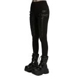 Legging Plissé 3D 'Punk Decadent' Noir
