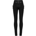 Legging Plissé 3D 'Punk Decadent' Noir