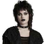 Choker 'Punk Rivet' Noir
