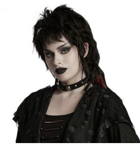 Choker 'Punk Rivet' Noir