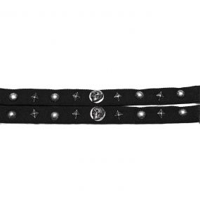 Choker 'Punk Rivet' Noir