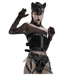 Choker 'Punk Fox' Noir