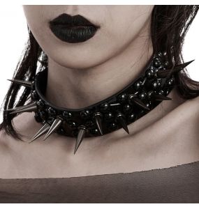Choker 'Punk Fox' Noir