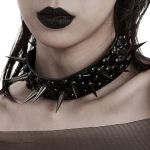 Choker 'Punk Fox' Noir