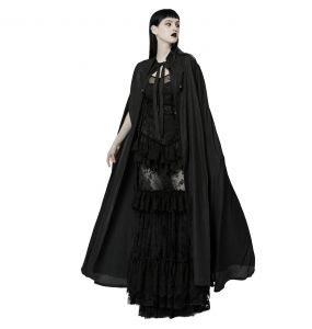 Longue Cape 'Naenia' Noire