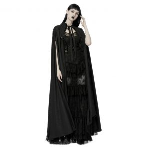 Black 'Ostrogotha' Long Skirt