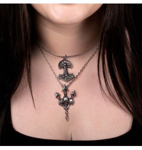 Pendentif 'Yggdrsil - Viking World Tree'