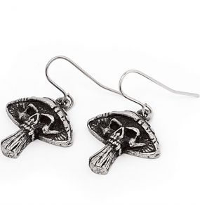 Boucles d'Oreilles 'Death Cap Mushroom'
