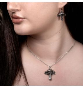 Boucles d'Oreilles 'Death Cap Mushroom'
