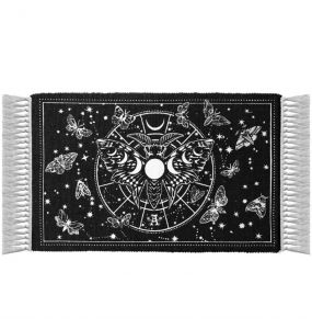 Black 'Lunar Moth' Rug