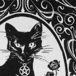 Tapis 'The Philosopher's Familiar' Noir