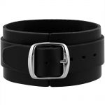 Bracelet '5FDP' en Cuir Noir