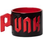 Mug 'Punk' en Porcelaine avec Anse en Forme de P
