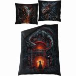 Single 'Dragonis' Bedding Set with Pillows