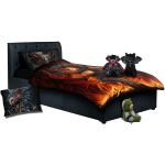 Parure de Lit Single 'Dragonis' avec Taies d'Oreillers