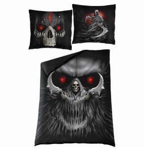 Parure de Lit Single 'Dark Death' avec Taies d'Oreillers