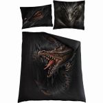 Double 'Dragonis' Bedding Set with Pillows