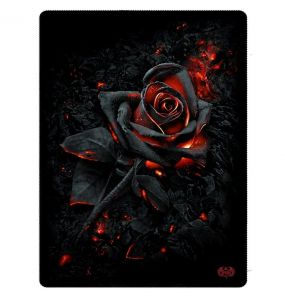 Couverture Polaire 'Burnt Rose' Imprimée Recto-Verso