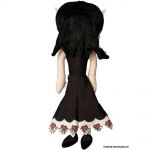 Poupée 'Dracalina' Noire
