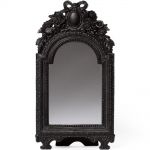 Miroir 'Victoriana' Noir