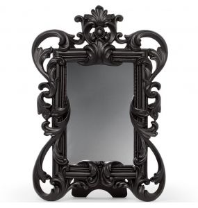 Black Rococo Mirror