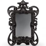 Black Rococo Mirror