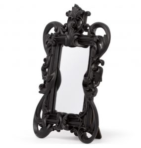 Black Rococo Mirror