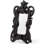 Miroir 'Rococo' Noir