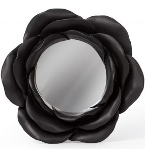 Miroir 'Night Rose' Noir