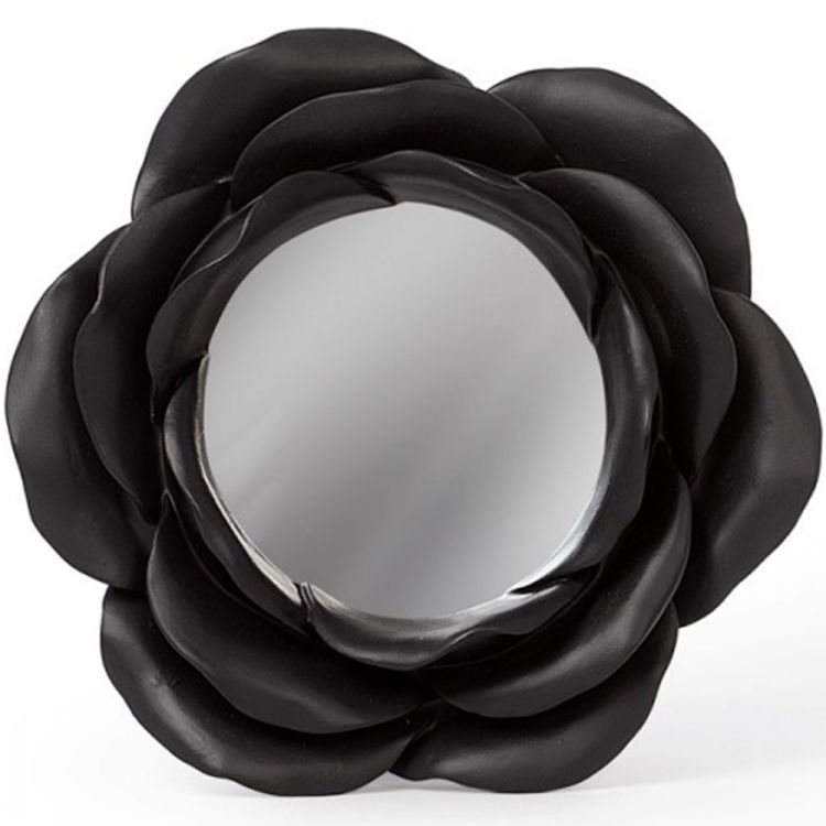 Miroir 'Night Rose' Noir