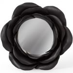 Black Night Rose Mirror