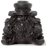 Bougeoir 'Rococo' Noir