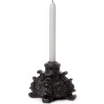 Bougeoir 'Rococo' Noir