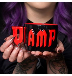 Porcelain 'Vamp Statement' Mug with "V" Handle Shaped