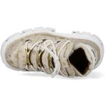 Chaussures New Rock Metallic Dorées et Blanches