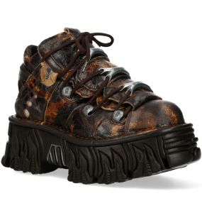 Earth and Black New Rock Metallic Shoes