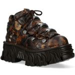 Earth and Black New Rock Metallic Shoes