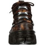 Chaussures New Rock Metallic Terre et Noires