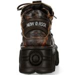 Chaussures New Rock Metallic Terre et Noires
