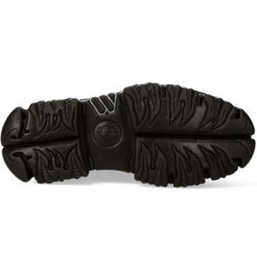 Chaussures New Rock Metallic Terre et Noires