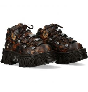 Earth and Black New Rock Metallic Shoes
