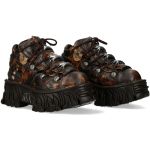 Chaussures New Rock Metallic Terre et Noires
