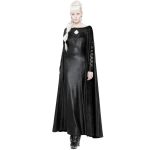 Black 'Nightspell' Long Gothic Cape Dress