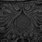 Black 'Nightspell' Long Gothic Cape Dress