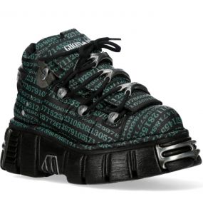 Chaussures Plateformes New RockGhost In The Shell Vertes
