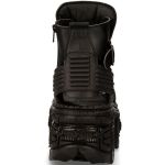 Sandales New Rock Bio en Cuir Vegan Noir